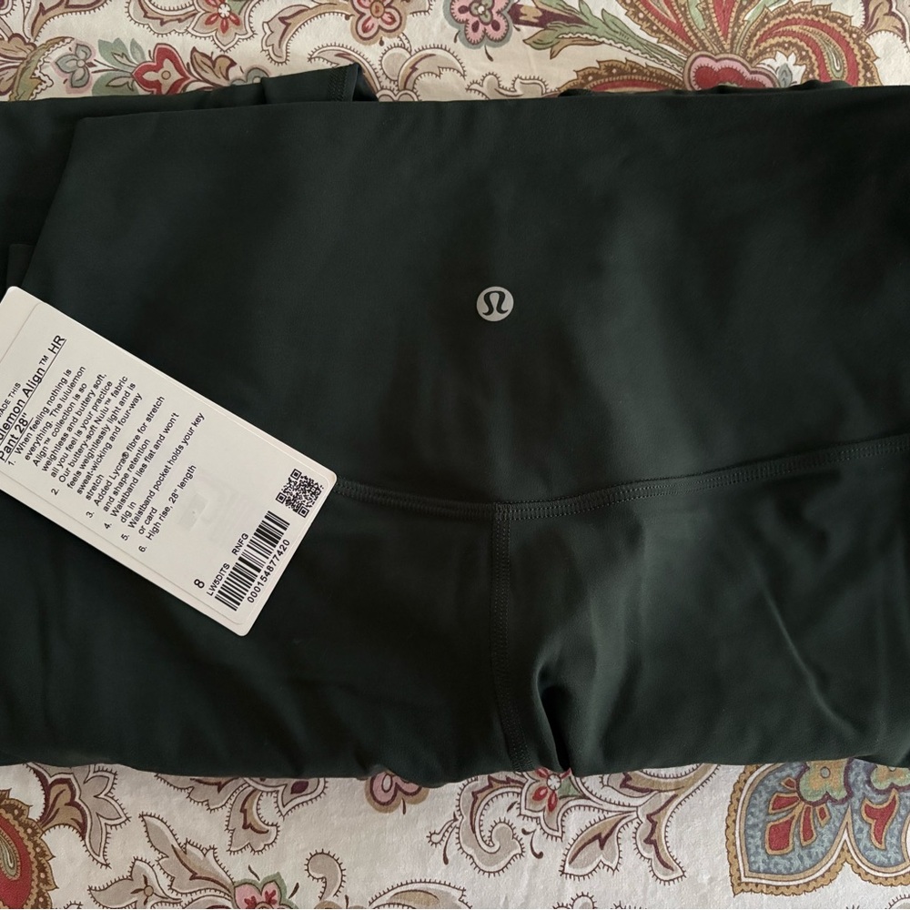 Lululemon Rainforest Green Leggings